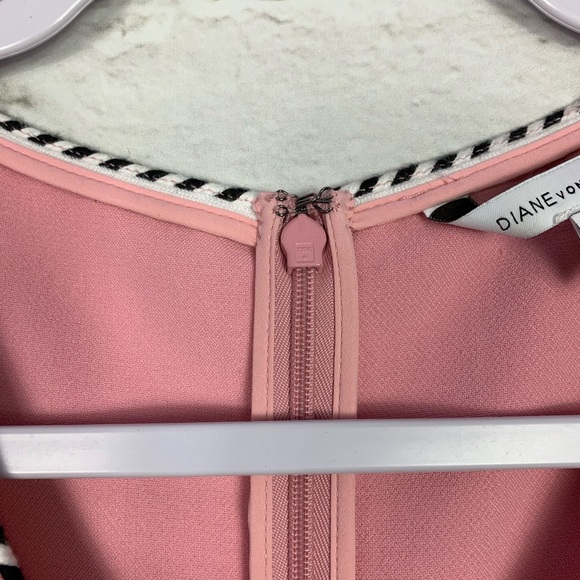 Diane Von Furstenberg LeeLou Pink Cocktail Dress 2 - Picture 10 of 13